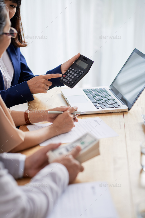 Calculating Mortgage Payment - Stock Photo - Images