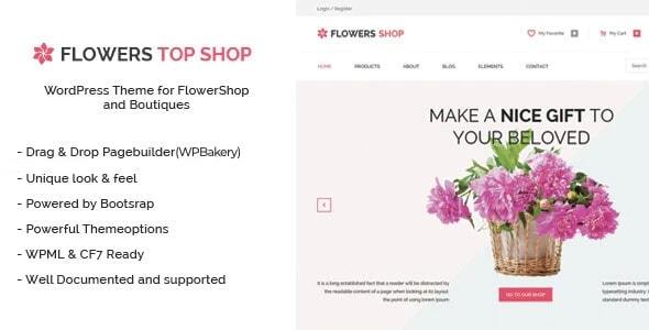 Flowershop - Flowers - ThemeForest 17258741