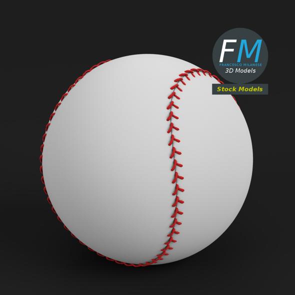 Baseball ball - 3Docean 33637602