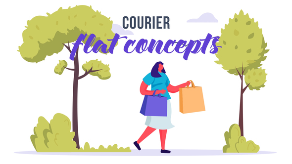 Courier - Flat Concept