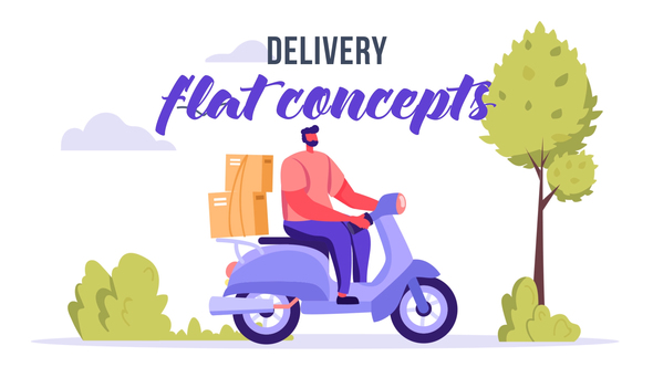 Delivery - Flat - VideoHive 33639441