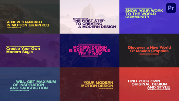 Big Titles For Premiere Pro Premiere Pro template preview