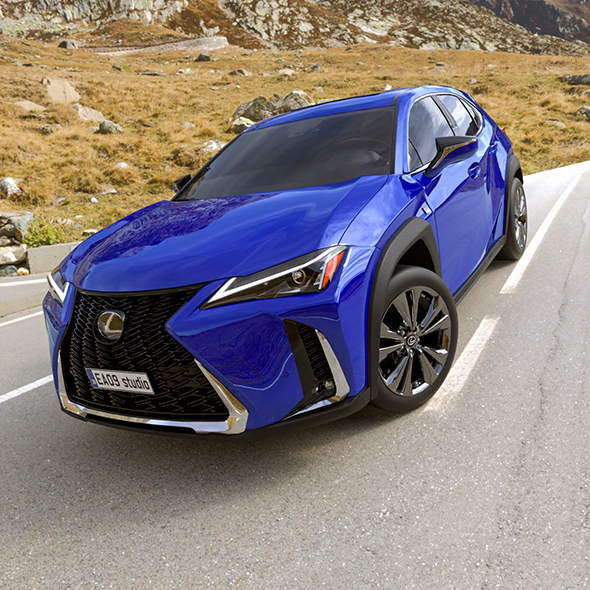 2021 Lexus UX200 - 3Docean 33641726