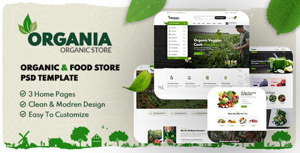 Organia - Organic - ThemeForest 33579809