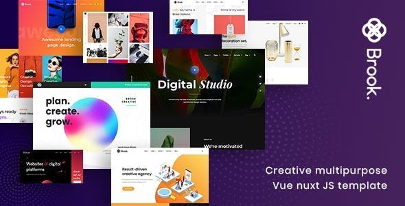 Brook - VueJS - ThemeForest 28452229