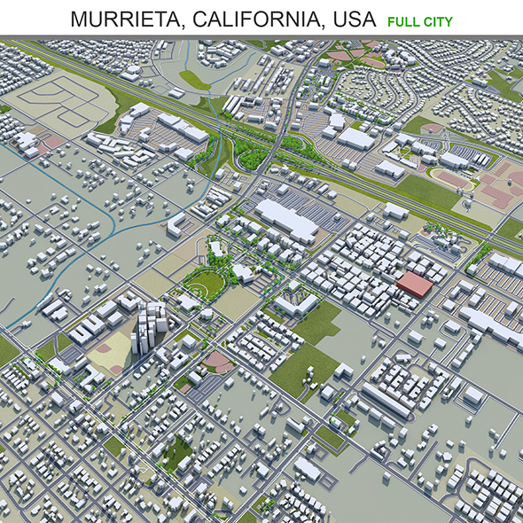 Murrieta city California - 3Docean 33645734