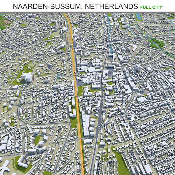 Naarden Bussum city - 3Docean 33645770