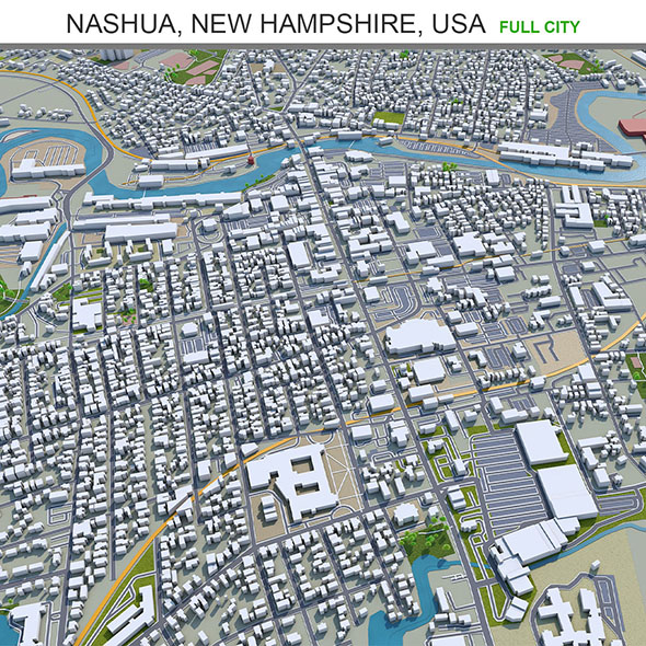 Nashua city New - 3Docean 33645897