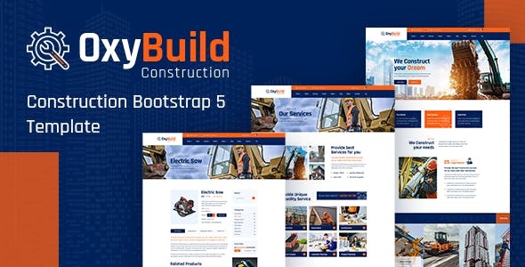 House Builder Website Template HTML Version - OxyBuild