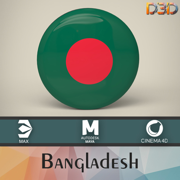 Bangladesh badge - 3Docean 33647814
