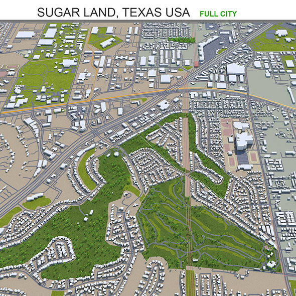 Sugar Land city - 3Docean 33655503