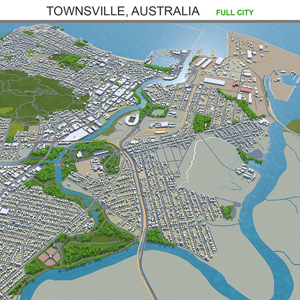 Townsville city Australia - 3Docean 33655988