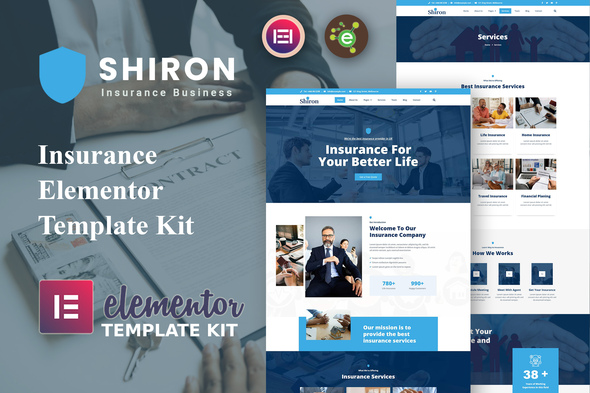 Shiron - Insurance - ThemeForest 33659096