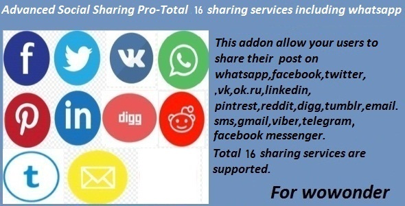 Advanced Social Sharing - CodeCanyon 15315760