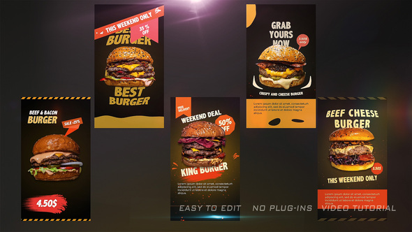 Fast Food Menu - VideoHive 33661339