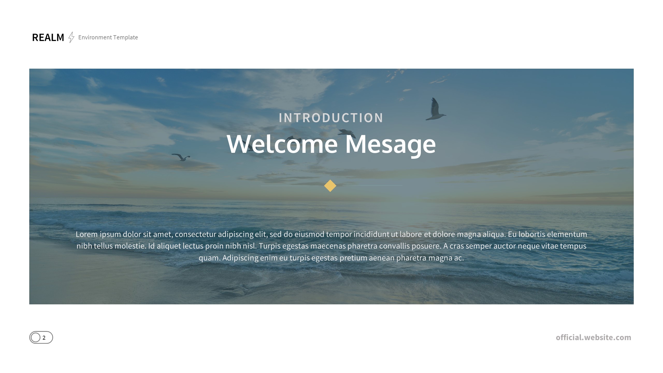 Realm - Environment Presentation PowerPoint Template, Presentation ...