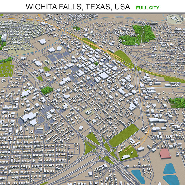 Wichita Falls city - 3Docean 33665832