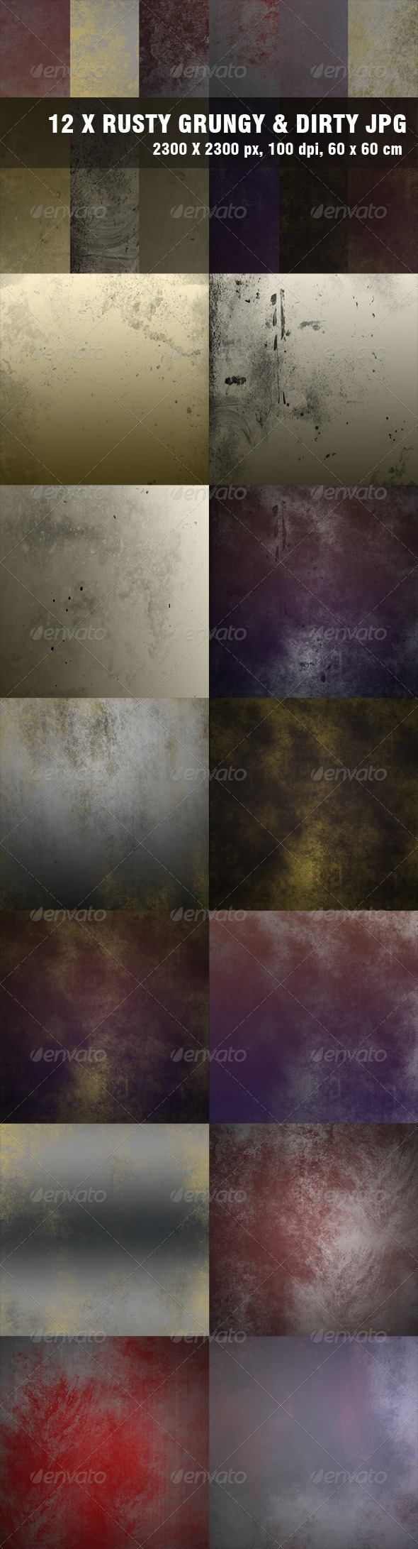 Grunge Metal Backgrounds - Miscellaneous Backgrounds