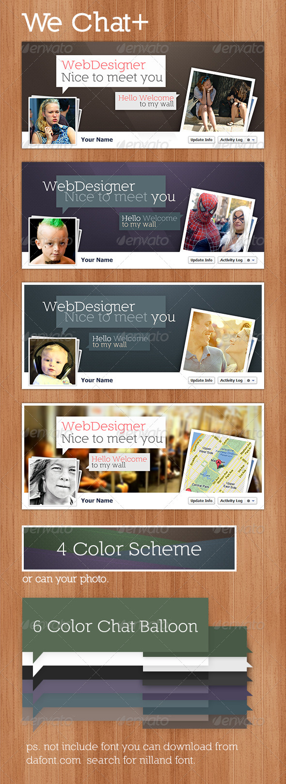 FB Cover - We Chat - Facebook Timeline Covers Social Media