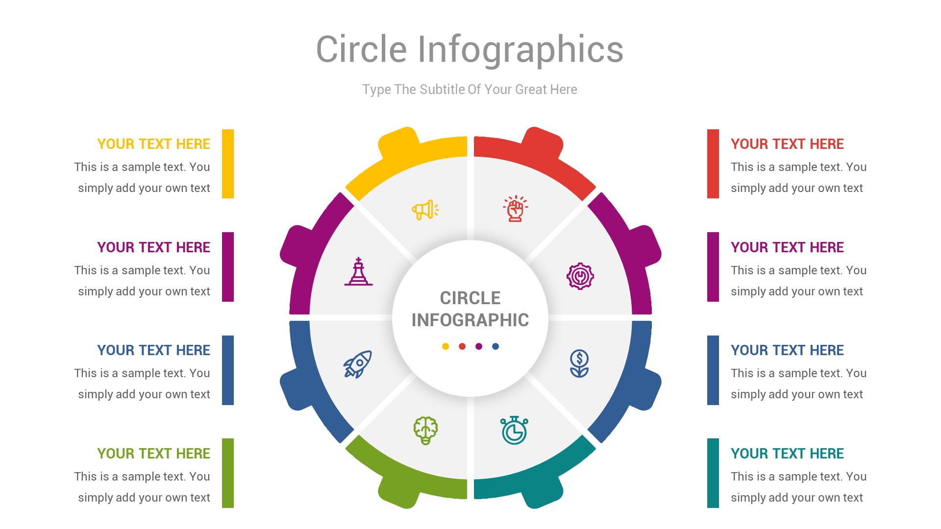 Circle Infographics PowerPoint Presentation by SOOZ_ART | GraphicRiver