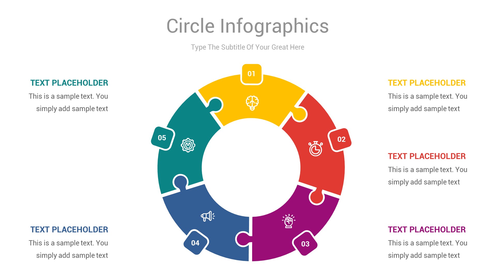 Circle Infographics PowerPoint Presentation by SOOZ_ART | GraphicRiver