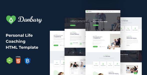 Special Danbury - HTML Template for Personal Life Coaching Website