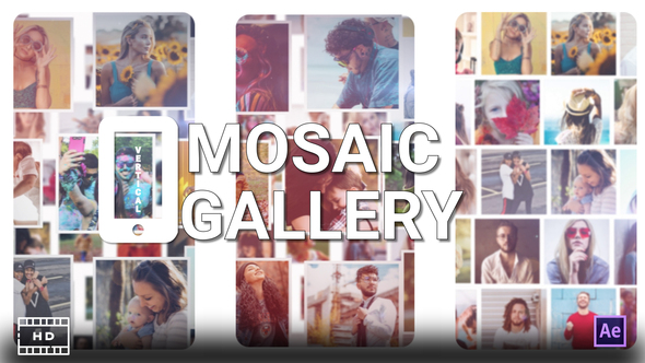 Mosaic Photo Gallery Vertical