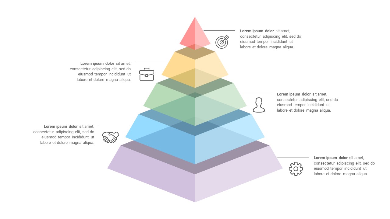 Pyramid Infographics PowerPoint Template diagrams, Presentation Templates