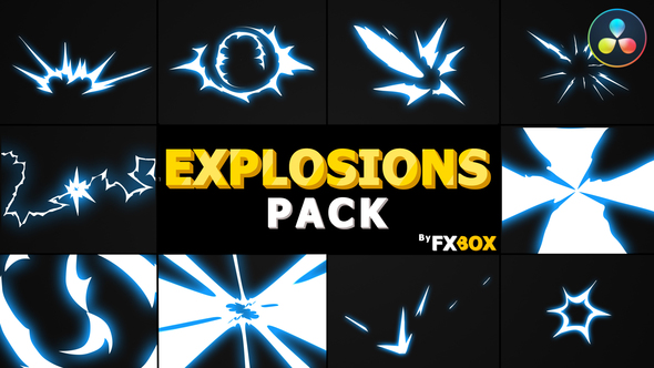 Flash FX Explosion Elements | DaVinci Resolve