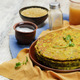 Spinach lentil pancakes. Palak Moong Dal Cheela - PhotoDune Item for Sale