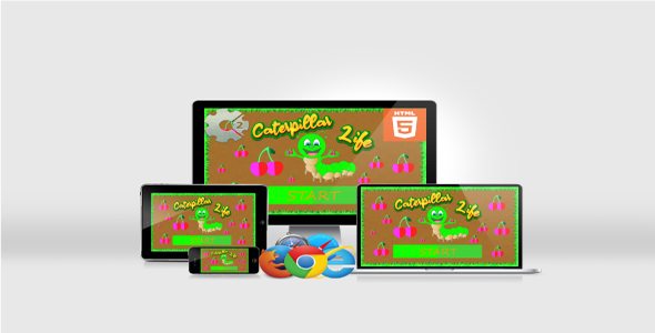 Caterpillar Life - HTML5 Educational Game