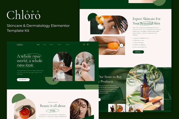 Chloro - SkincareDermatology - ThemeForest 33682435