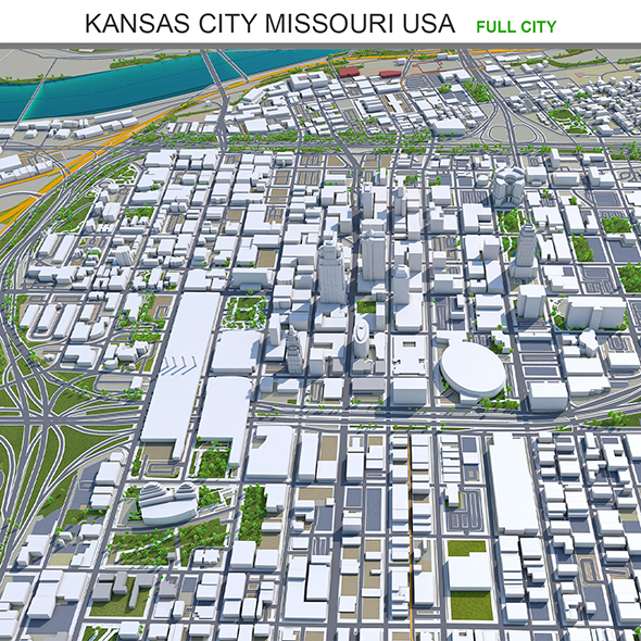 Kansas City Missouri - 3Docean 33691875