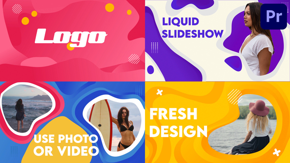 Liquid Slideshow | Premiere Pro MOGRT