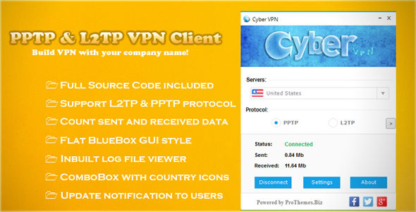 PPTPL2TP VPN Client - CodeCanyon 8167857