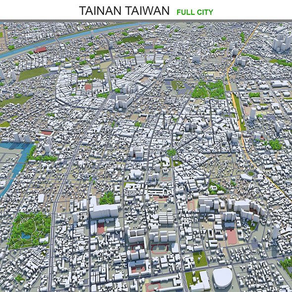 Tainan city Taiwan - 3Docean 30185868