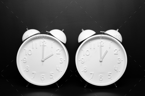 Daylight saving time concept - Stock Photo - Images