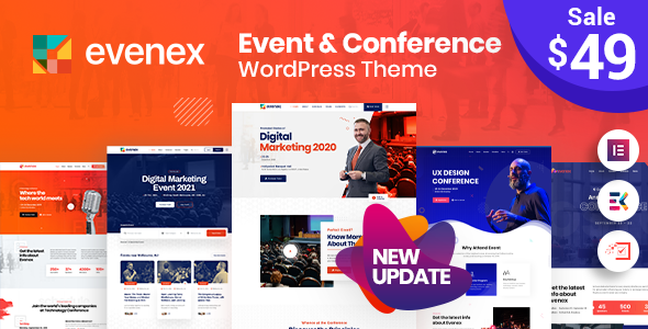 Evenex Event Conference - ThemeForest 30006952