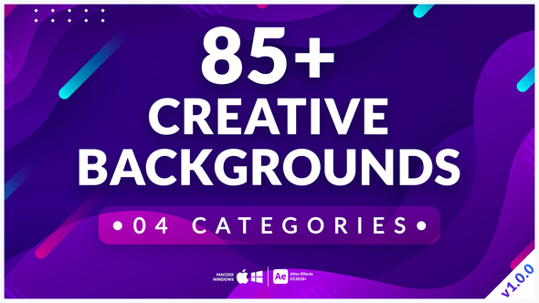 85+ Creative Backgrounds - VideoHive 33697228
