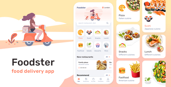 Foodster - Delivery - ThemeForest 31108122