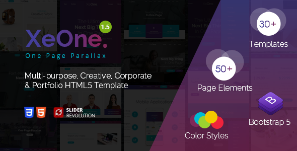 XeOne - One - ThemeForest 21801381