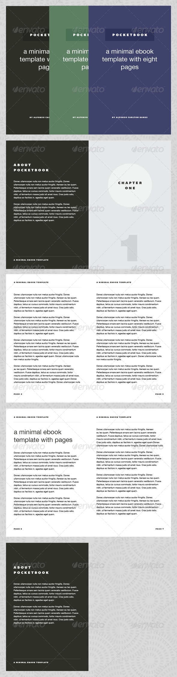 Pocket Book - eBook Template - Miscellaneous Print Templates