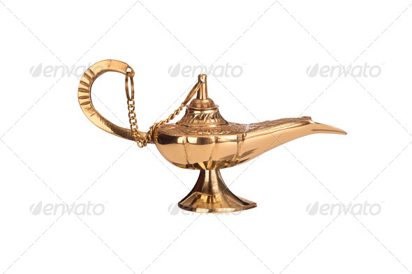 Magic lamp - Stock Photo - Images
