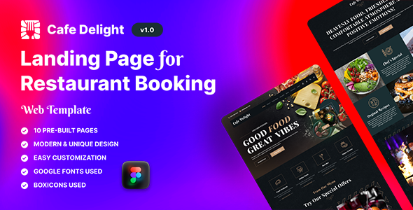 Cafe Delight - ThemeForest 33701297