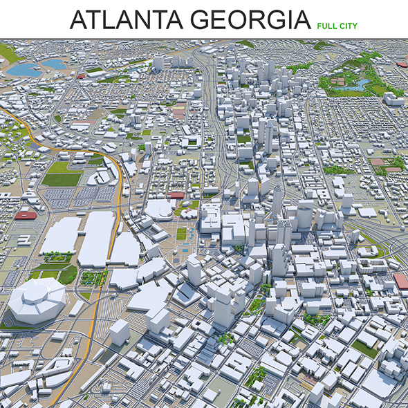 Atlanta City 3D - 3Docean 27642730