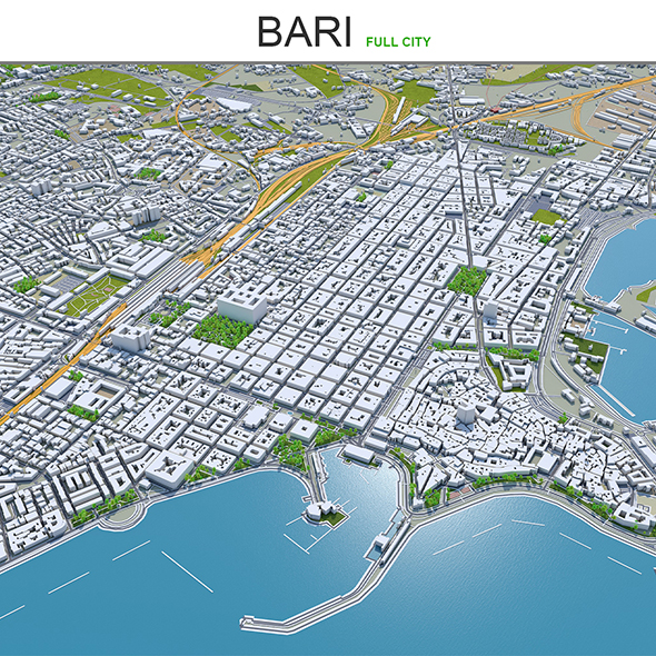 Bari city Italy - 3Docean 28600848