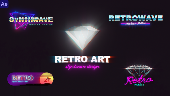 Retro 80s Titles - VideoHive 33696675