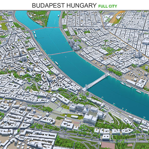 Budapest city Hungary - 3Docean 28610296