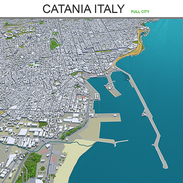 Catania city Italy - 3Docean 28613224