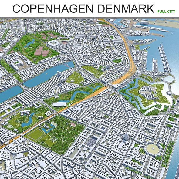 Copenhagen city Denmark - 3Docean 28613580